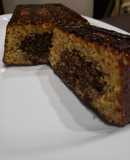 Budín de naranja marmolado low carb