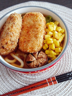 可樂餅烏龍麵 的食譜成品照片