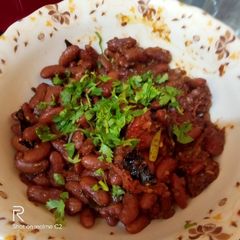 A picture of Lobia chaat.