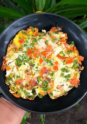 Foto resep Omelet Sayur