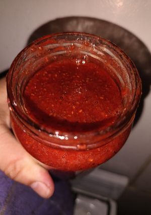 Una foto de Mermelada de frutilla con semillas de chía 🍓