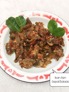 Foto resep Ikan Asin Sepat Balado