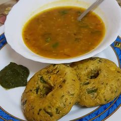 A picture of Cornmeal Dhokla.
