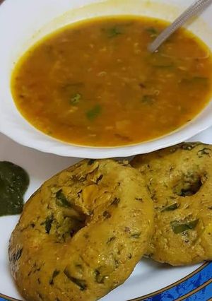 A picture of Cornmeal Dhokla.