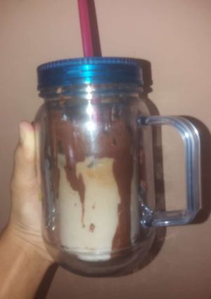 Una foto de Café frío con leche