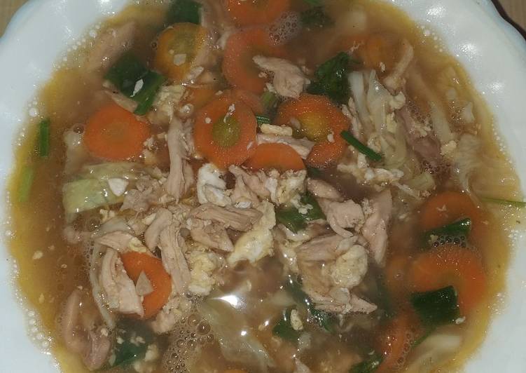 Capcay ayam sederhana