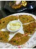 Poha parantha