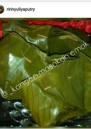 Foto resep Botok teri + petai cina