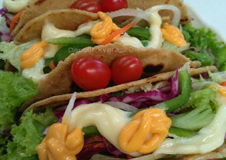 Bahan Chappati &amp; Fresh Vegetables Salad | Bahan Membuat Chappati &amp; Fresh Vegetables Salad Yang Sedap