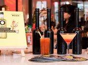 A picture of grenadine mocktail