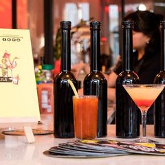 A picture of San Francisco with cornicabra extra virgin olive oil cocktail.