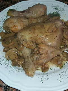 Una foto de Pollo a la cerveza negra