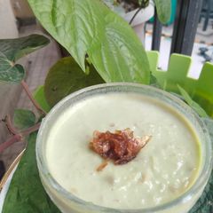A picture of #FM#NC. Paan and gulkand dryfruits phirni.