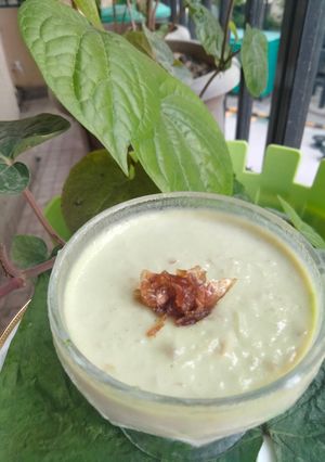 A picture of #FM#NC. Paan and gulkand dryfruits phirni.