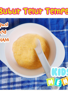Foto resep Mpasi Bubur Telur Tempe 6+