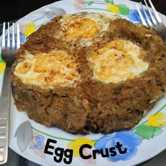 A picture of Baked Egg Crust.