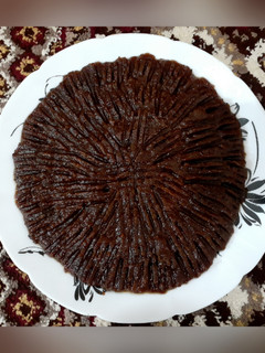 عکسی از دستور حلوا شیره انگور