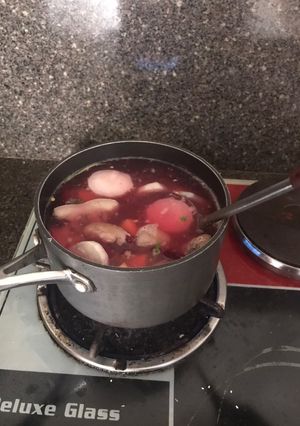 Hình của món Canh sườn hầm rau củ.