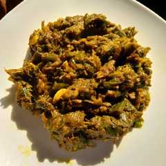A picture of পেয়াজপাতা দিয়ে শুটকি ভুনা.