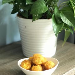 A picture of Motichoor Ladoo.