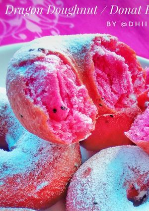Foto resep Donat Buah Naga