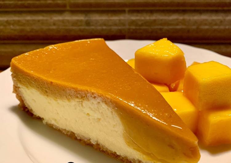 Bagaimana Membuat Baked Mango Cheesecake, Enak Banget