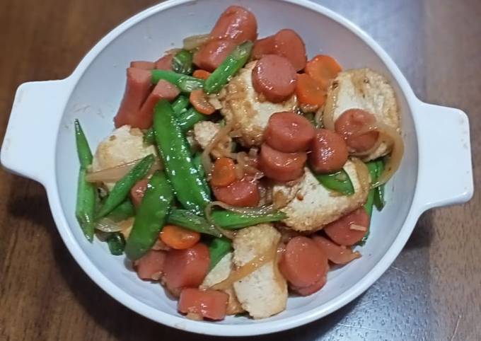 Resep 21. Cah sosis tofu, Bikin Ngiler