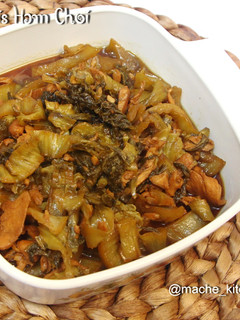 Foto resep Tumis Sawi Asin daging Ayam
