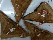 A picture of veg malai sandwich