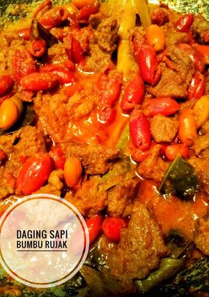 Foto resep Daging Sapi Bumbu Rujak