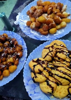 صورة لوصفة زلابيه بصوص الشوكولاته