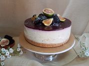 Una foto de mousse de moras