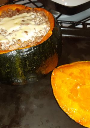 Una foto de Zapallo relleno 😋😋