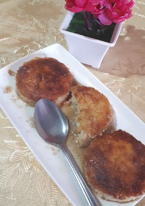 Una foto de Flan de coco