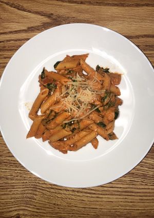 A picture of Penne Rosa.
