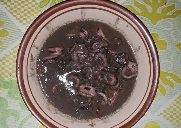 Resep Cumi hitam kuah santan, Menggugah Selera