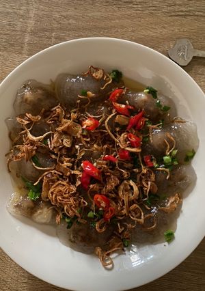 Hình của món Bánh bột lọc trần.