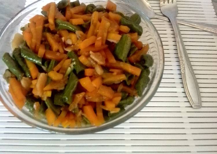 Bagaimana Menyiapkan Oseng Saretak tuntang wortel (tumis kacang panjang n wortel) yang Sempurna