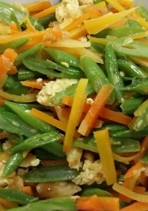 Foto resep Tumis Buncis Wortel & Telur Orak Arik