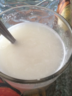 Una foto de Horchata de almendra