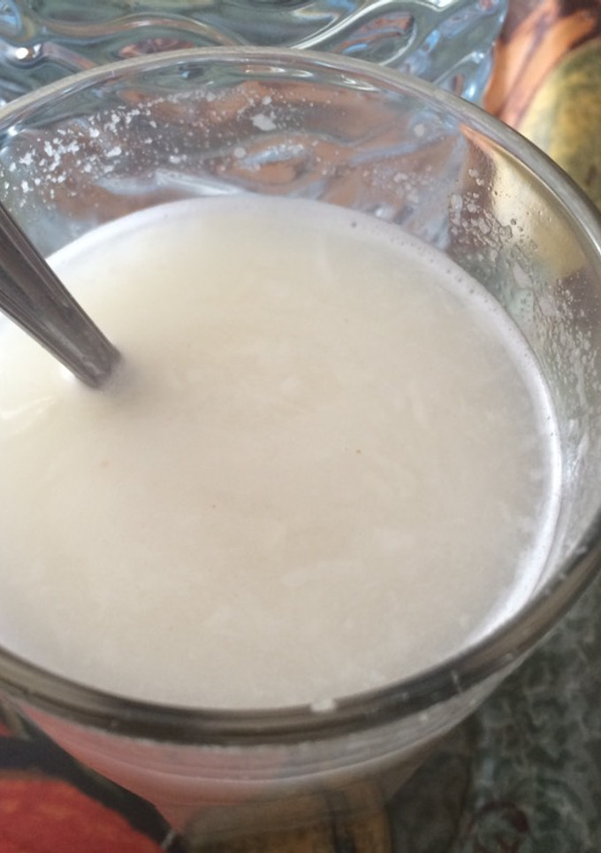 Una foto de Horchata de almendra