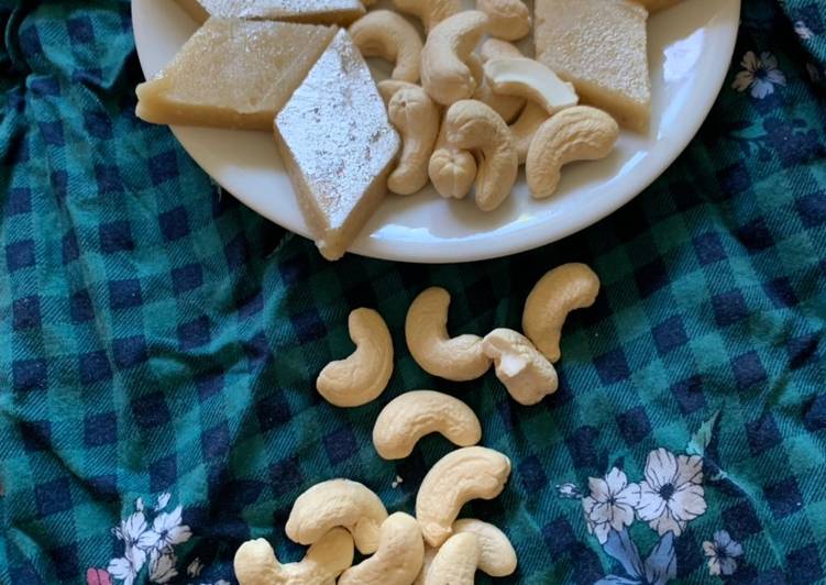 Simple Way to Make Favorite Kaju Katli