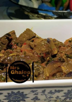 A picture of Liver sauce.