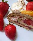 Pionono Casero con Chantilly y Frutillas con la Batidora Peabody