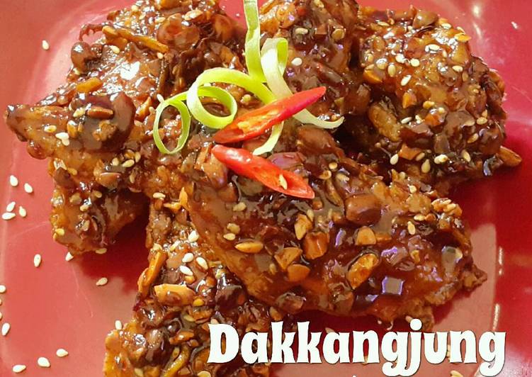 Resep Dakkangjung (korean sweet &amp; Crispy Chicken), Bikin Ngiler