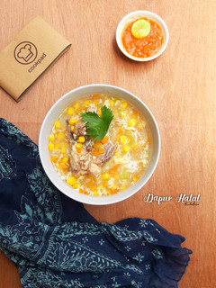 Foto resep Sup Jagung Serabut Telur