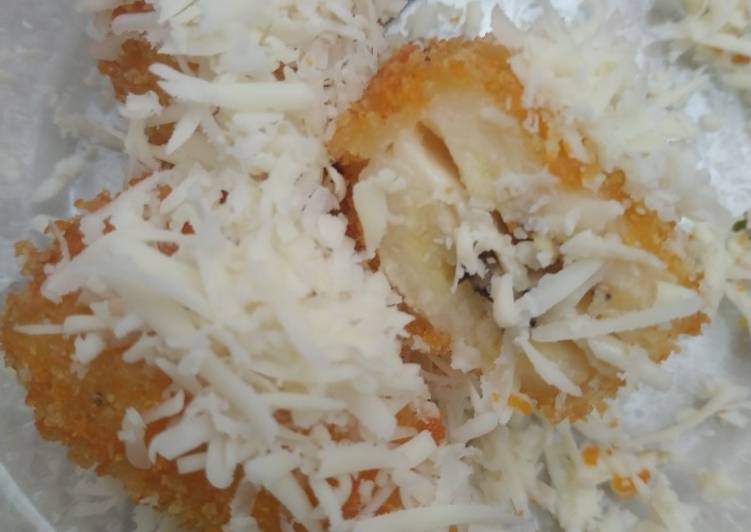Bagaimana Membuat Cheesy banana fritter yang Sempurna