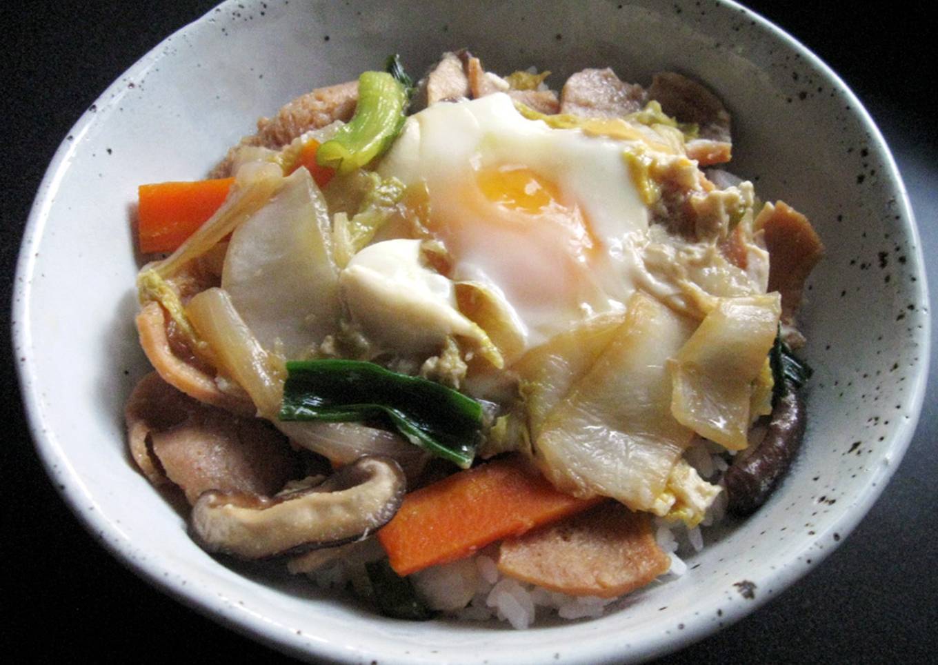 Soy Meat Sukiyaki Don