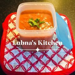 A picture of Homemade Enchilada sauce :.