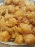 Garbanzos con repollo (sobras de cocido)
